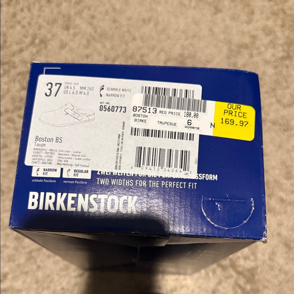 Birkenstock Gray Suede Mules - Picture 3 of 4